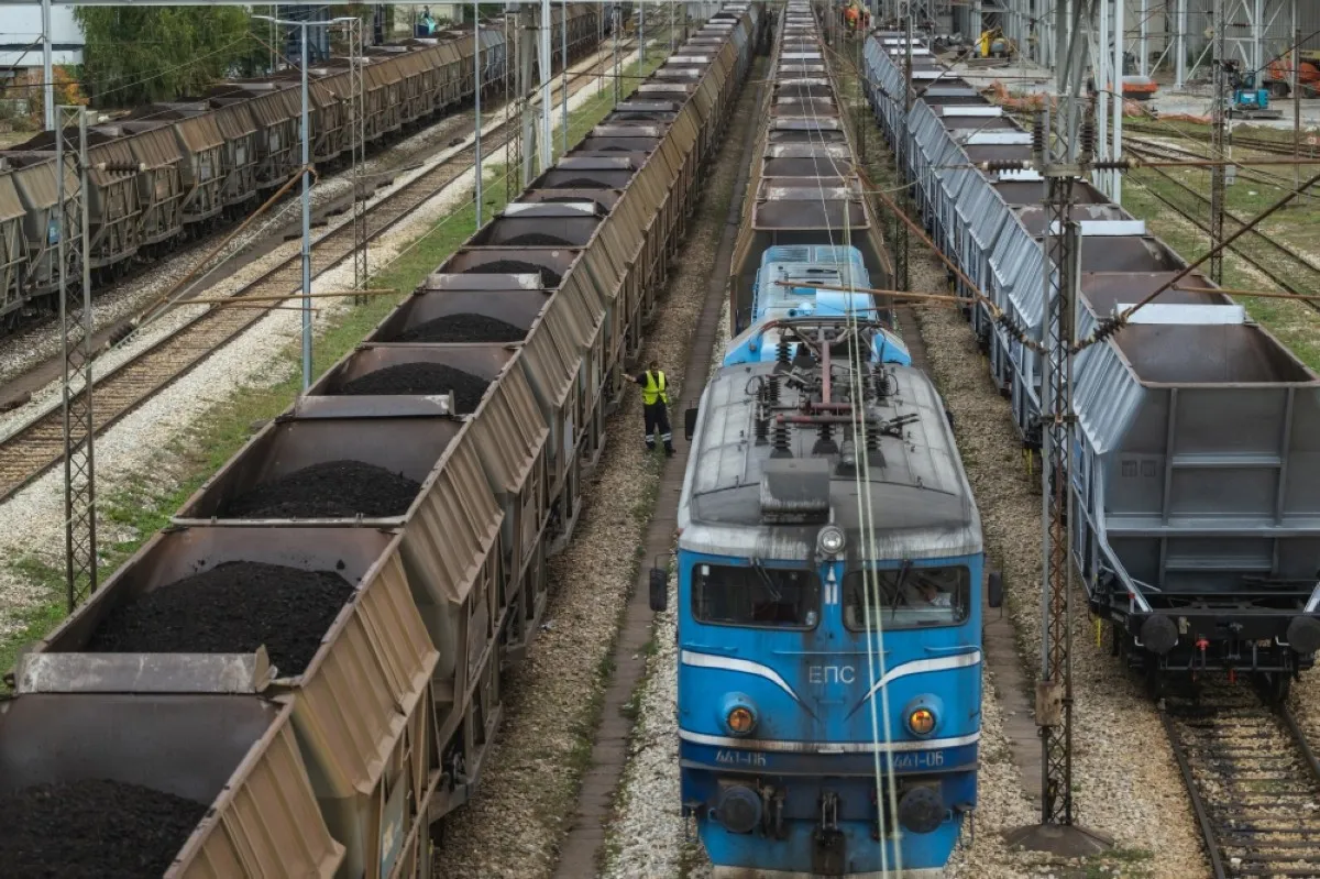 BRENOVAC: File photo show trains delivering coal to the “Nikola Tesla A” power plant near Obrenovac, 40km west of Belgrade. Every single day, excavators work around the clock gnawing away the soil to extract coal at Kolubara, the biggest mine in Serbia. – AFP