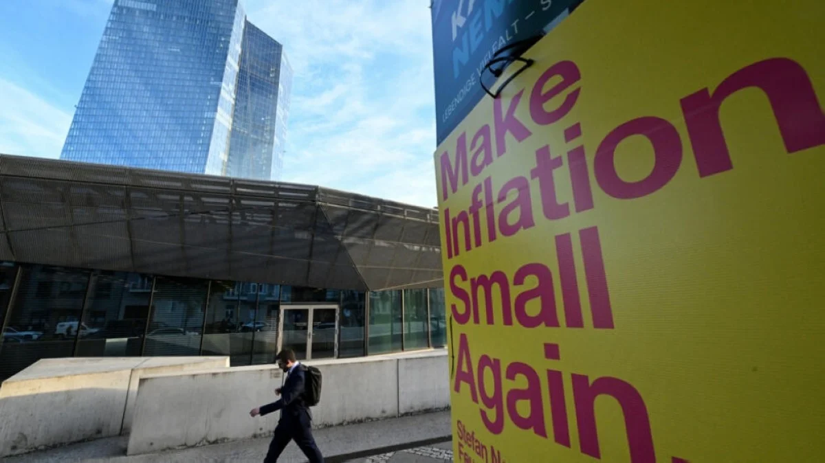 FRANKFURT: As inflation slows, speculation is mounting about when the ECB might start to cut interest rates. -- AFP