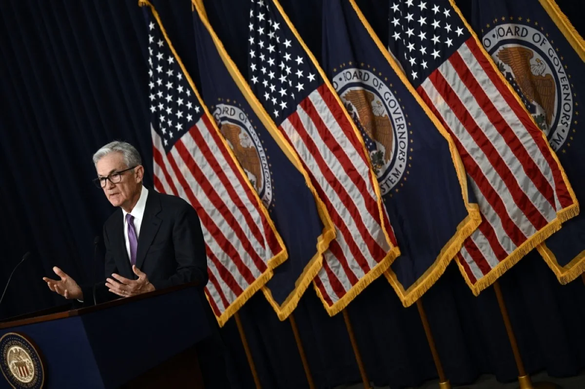 US Federal Reserve Chairman Jerome Powell holds a press conference at the end of Monetary Policy Committee meeting in Washington, DC. — AFP