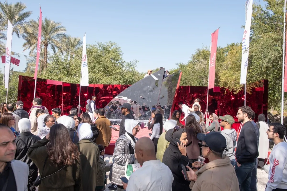 Remarkable turnout witnessed at Gulf Bank's booth during Qout Market.