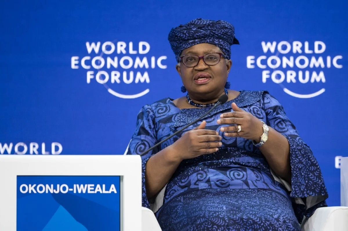 DAVOS: World Trade Organization (WTO) Director-General Ngozi Okonjo-Iweala attends a session at the World Economic Forum (WEF) meeting in Davos on January 17. --AFP