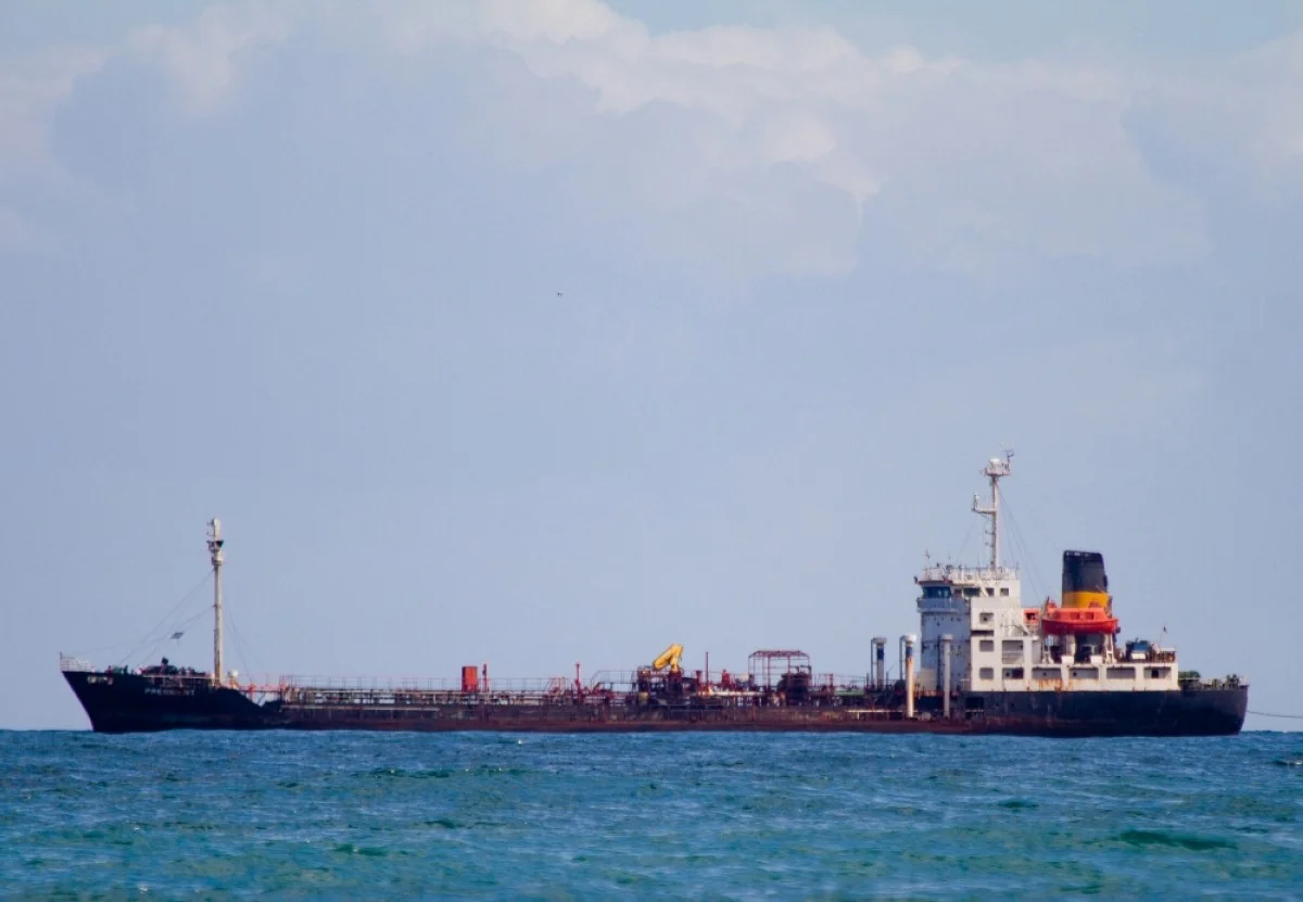 PAMPATAR, Venezuela: The Crude Oil Tanker President is anchored in Pampatar Bay in Margarita Island. The relaxation of the oil embargo allows the Caribbean country's battered industry to recover old routes to market its crude oil and resume partnerships with transnational companies. – AFP