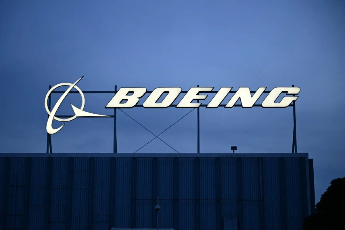 EL SEGUNDO, US: The Boeing Co logo is displayed outside of company offices near Los Angeles International Airport (LAX) in El Segundo, California. – AFP