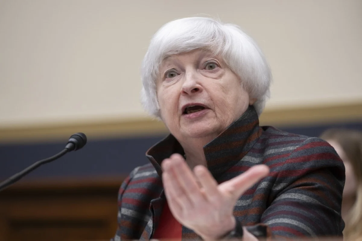 WASHINGTON: US Treasury Secretary Janet Yellen testifies before the House Committee on Financial Service during "The Annual Report of the Financial Stability Oversight Council" hearing on Capitol Hill in Washington, DC, on Feb 6, 2024. -- AFP