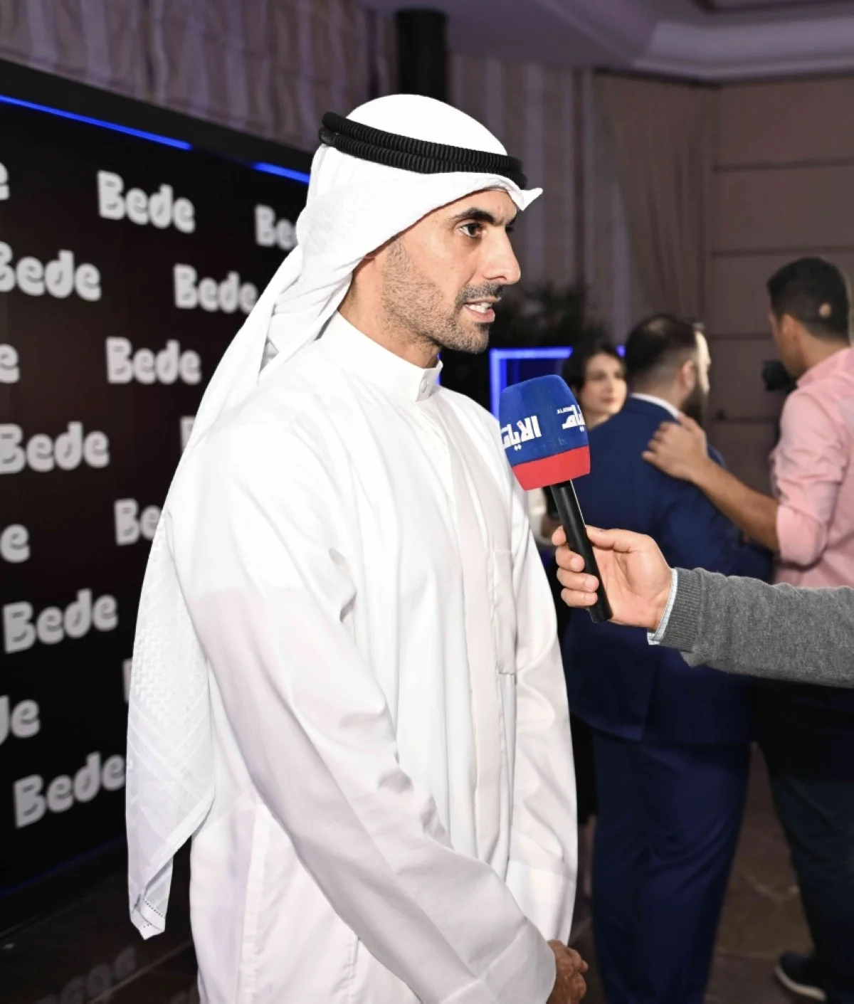 Bader Al-Kharafi at the launch ceremony.