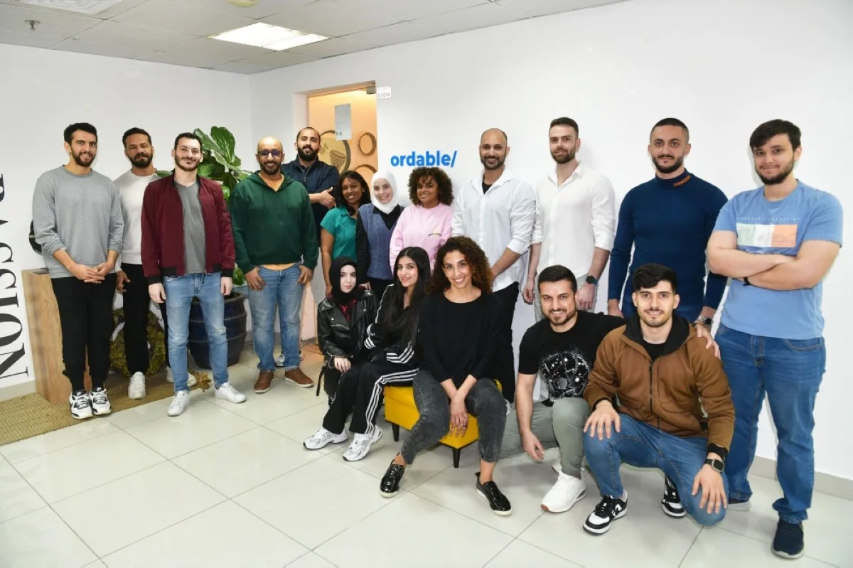 Ordable's team poses for a group photo