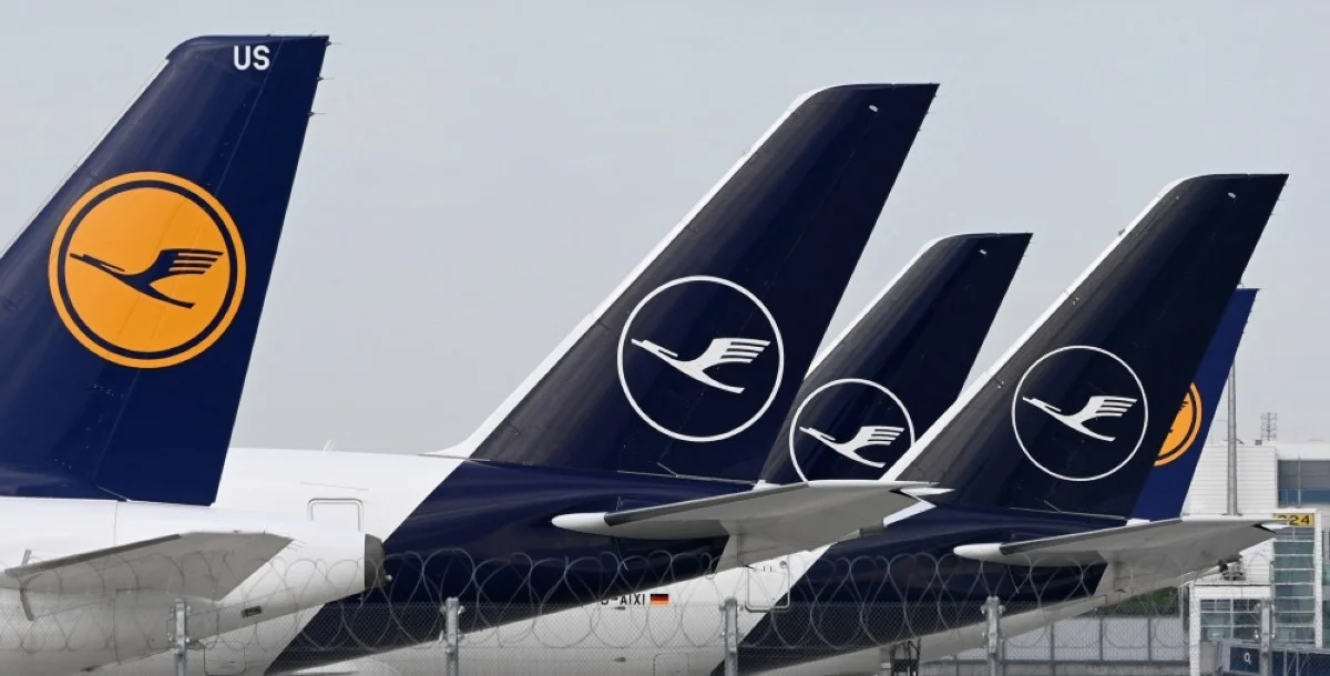MUNICH: Airplanes of German airline Lufthansa are parked at the Franz-Josef-Strauss airport in Munich, southern Germany, during a strike of the ground staff employees of Lufthansa. – AFP