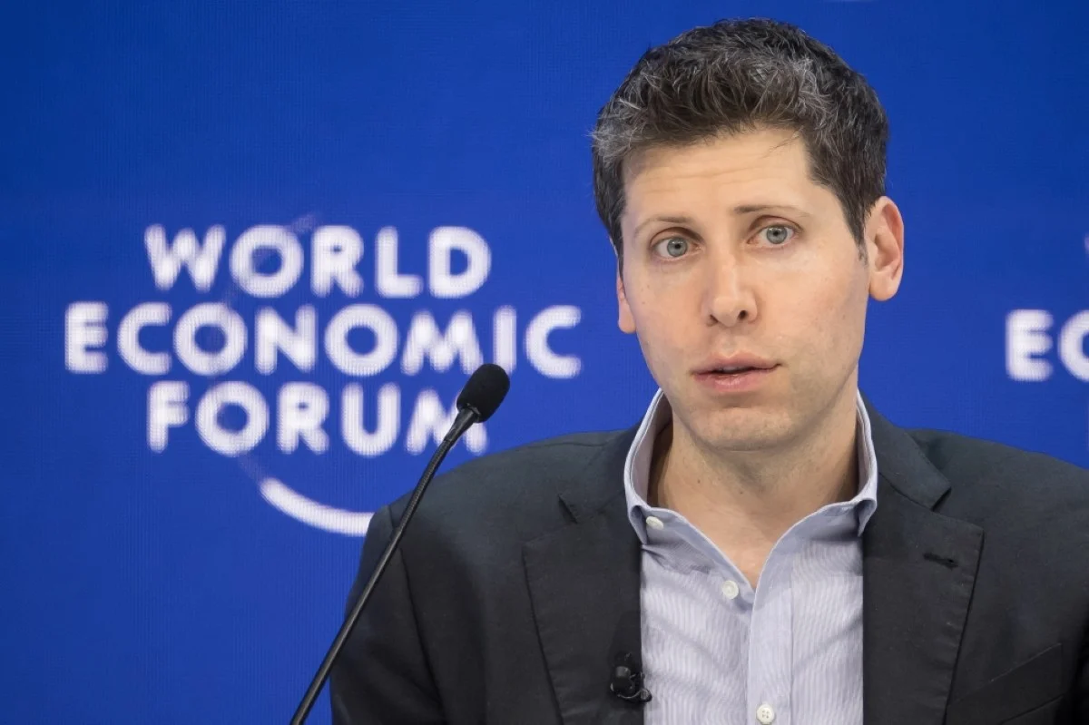 DAVOS: OpenAI CEO Sam Altman attends a session of the World Economic Forum (WEF) meeting in Davos. -- AFP