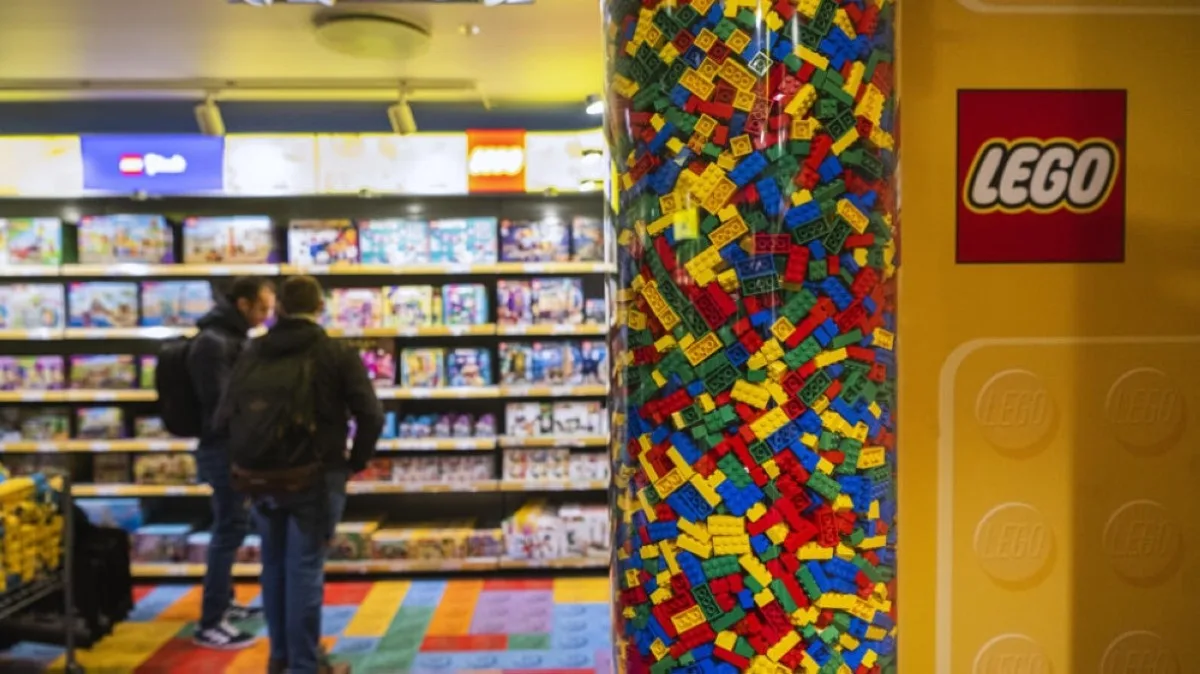 Lego sales reached a new high last year. -- AFP