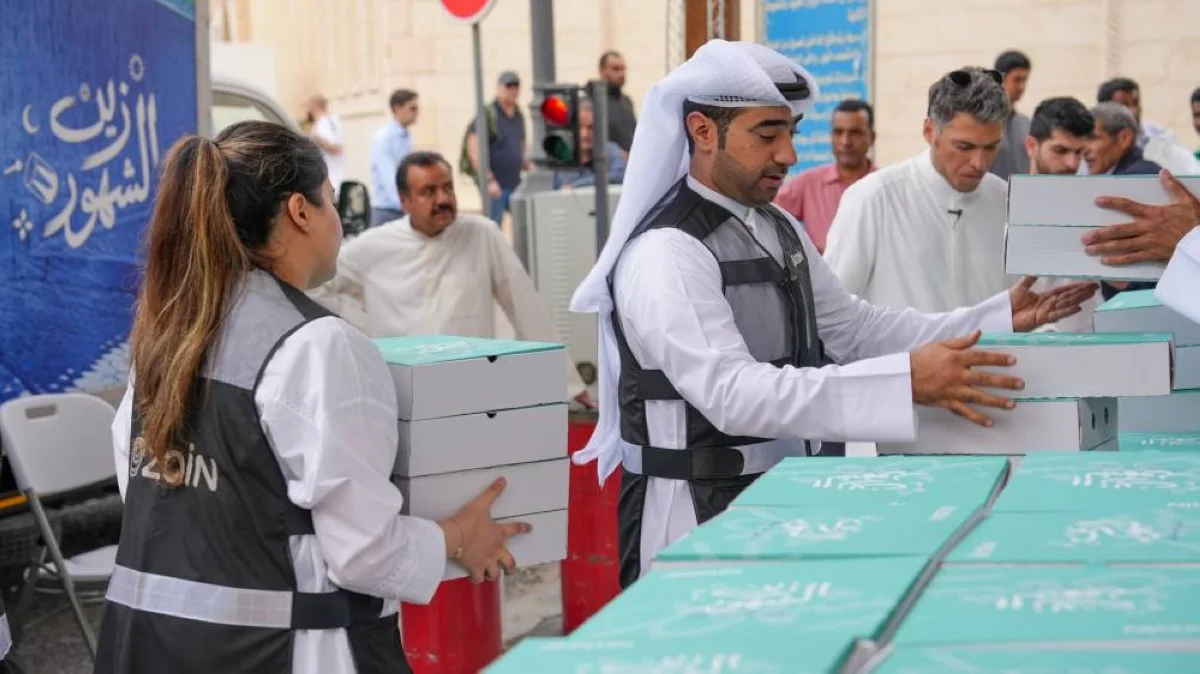 Zain Alshuhoor volunteers joined the initiative.