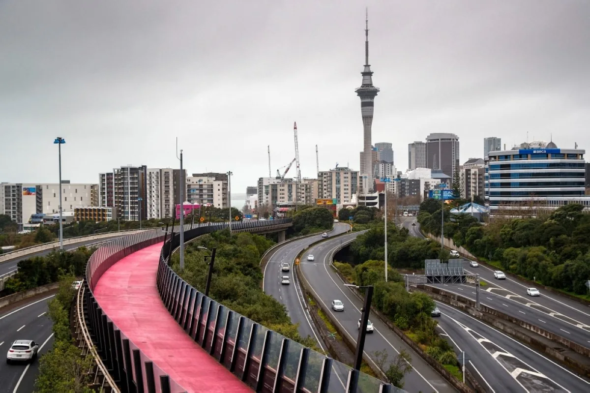 AUCKLAND: A general view shows the Sky Tower and the central district in Auckland.- AFP