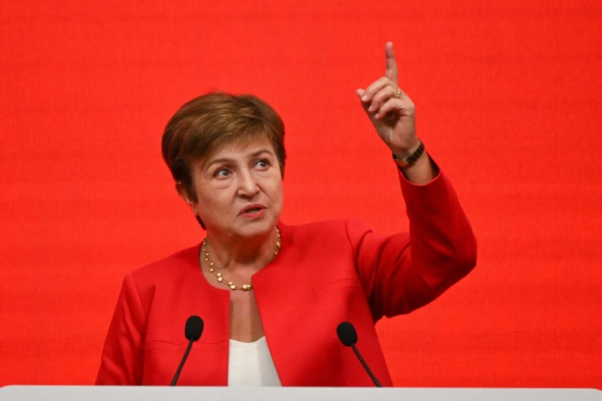International Monetary Fund (IMF) managing director Kristalina Georgieva speaks during the China Development Forum in Beijing on March 24, 2024. -- AFP