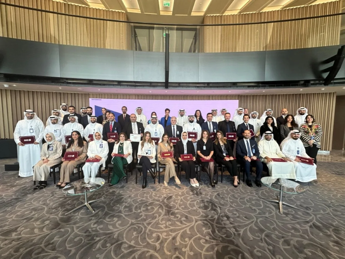 A group photo taken during the honoring ceremony.