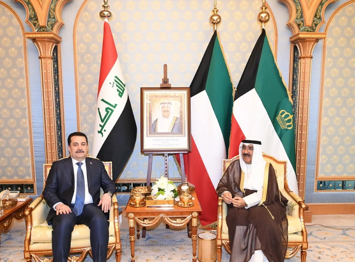 HH the Amir receives Iraq's Prime Minister Mohammad Al-Soudani.