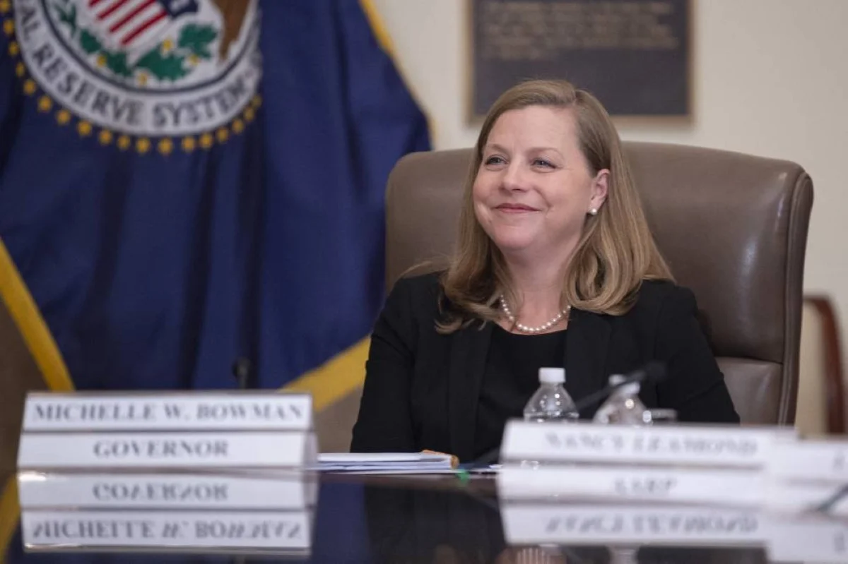 WASHINGTON: US Federal Reserve Governor Michelle Bowman attends a "Fed Listens" event at the Federal Reserve headquarters in Washington, DC. -- AFP