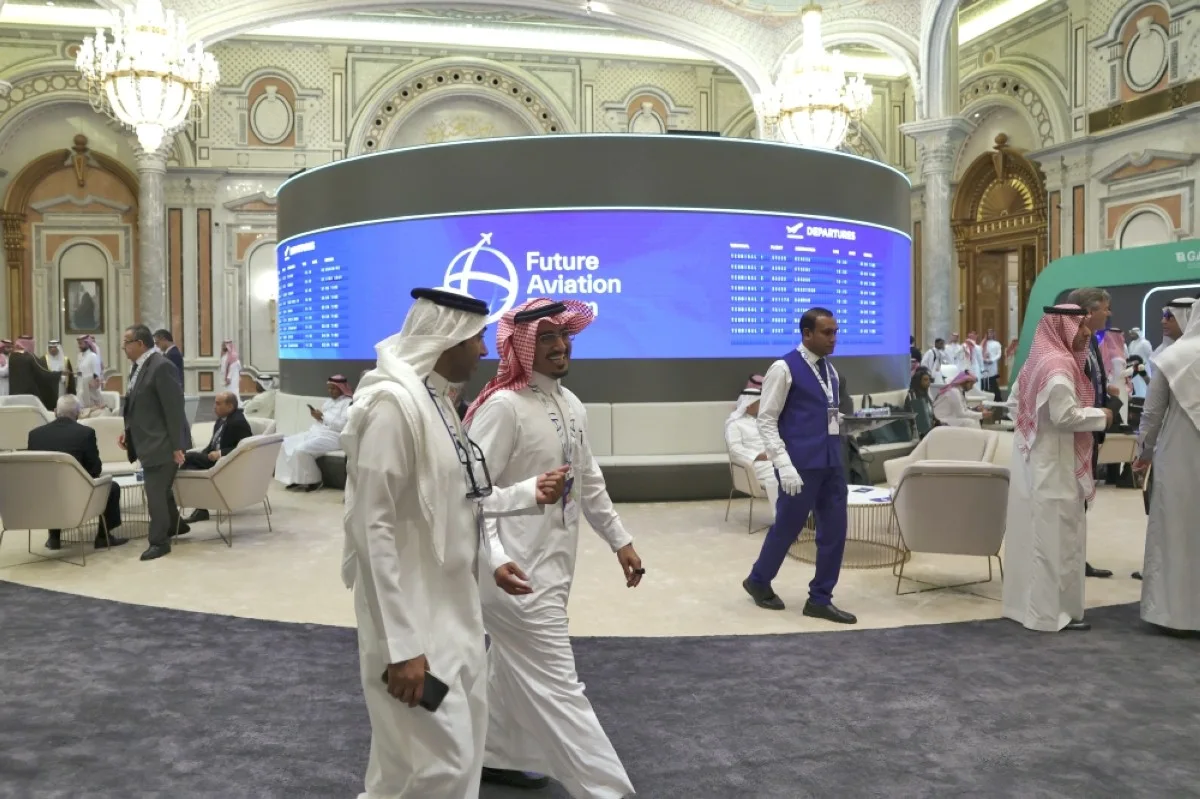 RIYADH: Saudis and foreign delegates attend the Future Aviation Forum in Riyadh on May 20, 2024. – AFP