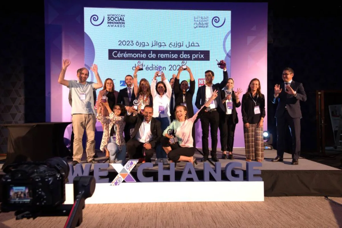 Cérémonie de remise des Prix de la première édition des Moroccan Social Innovation Awards.