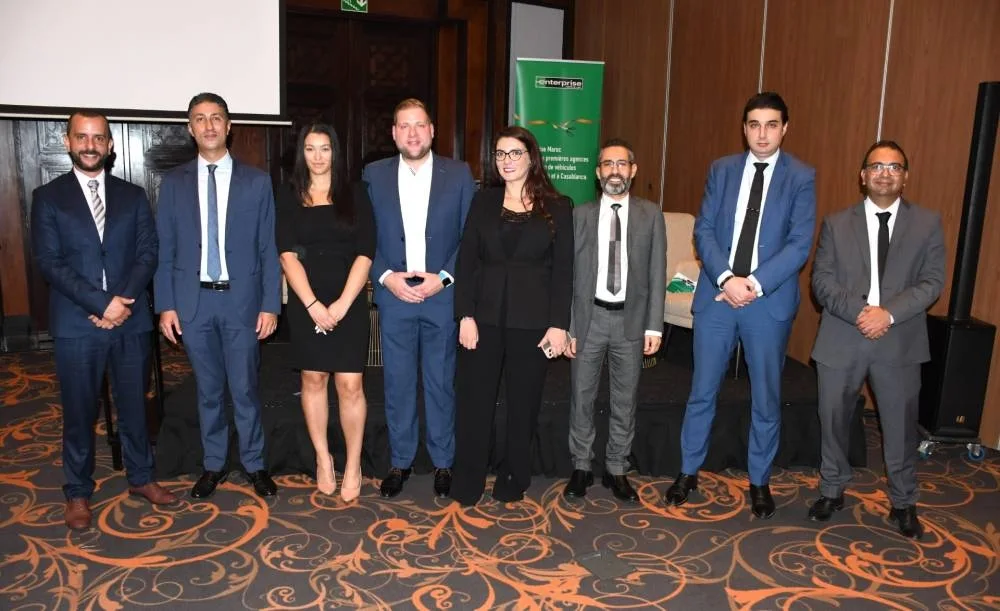 La conférence de presse a été assurée conjointement par l’équipe d’Enterprise Rent-A-Car et l’équipe de Bugshan Maroc Group. Ph. Sradni