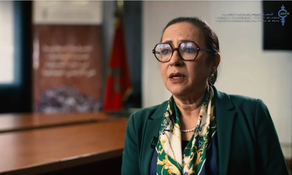 Amina Lotfi, présidente de l’Association démocratique des femmes du Maroc.