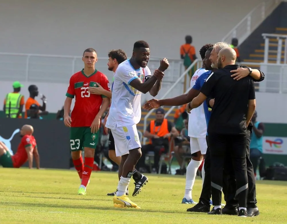La CAF a ouvert une enquête sur les incidents qui ont émaillé la fin de la rencontre Maroc-RD Congo. Ph. Seddik