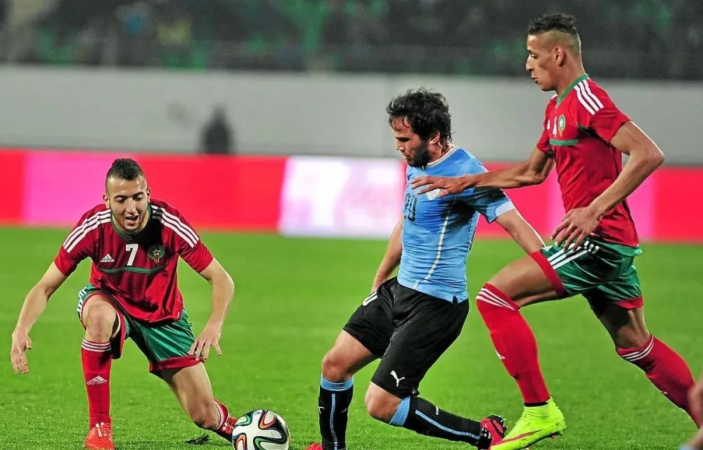 La dernière rencontre entre le Maroc et l'Uruguay s'est jouée en mars 2015 à Agadir.