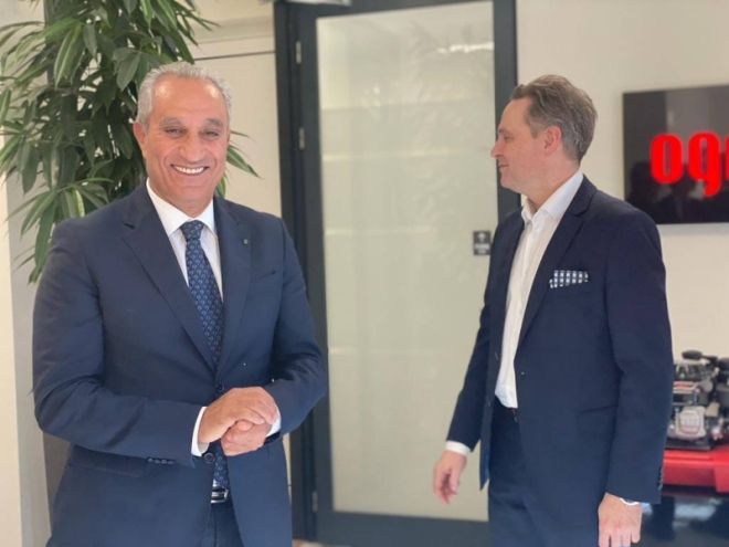 Abdurrahim Atmon z Grzegorzem Tomiakiem