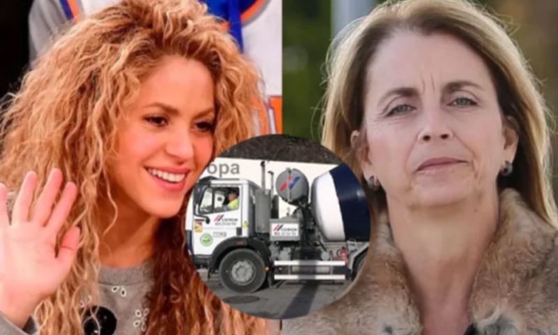 Shakira hired staff to build a wall between her mansion and that of Gerard Pique's family.