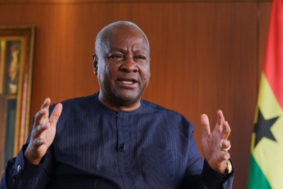 Le président ghanéen John Dramani Mahama