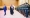 الملك سلمان ورئيس وزراء اليابان خلال استعراض حرس الشرف بطوكيو أمس                                                                                                                                                                     (بندر الجلعود)
