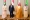 وزراء خارجية الدول الأربع الداعية لمكافحة الإرهاب في المنامة أمس                                           (د ب أ)