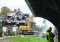 18 September 2019, North Rhine-Westphalia, Muenster: An excavator demolishes a half-timbered house after it caught on fire following an explosion in the building. Two women and a policeman were injured. Photo: Bernd Thissen/dpa