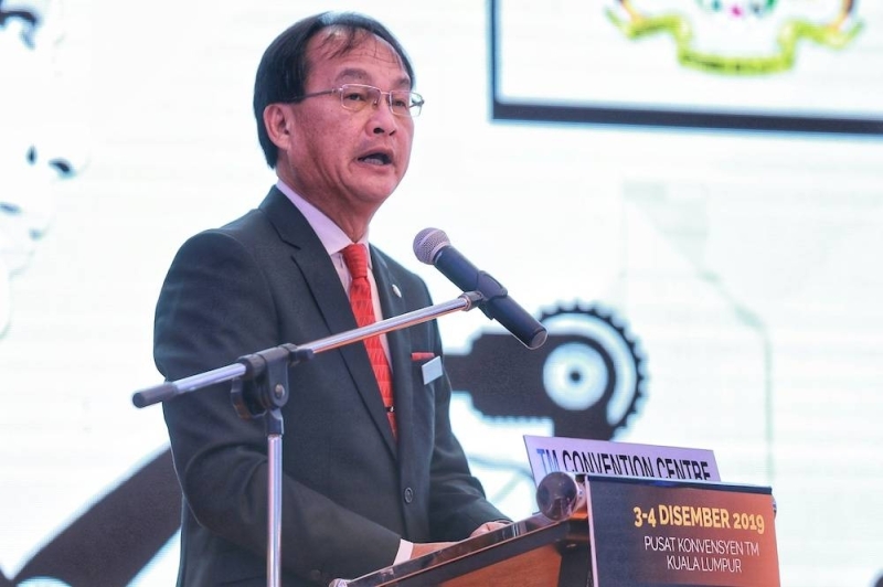File picture of Baru Bian delivering a speech at Menara TM in Kuala Lumpur December 3, 2019. — Picture by Ahmad Zamzahuri File picture of Baru Bian delivering a speech at Menara TM in Kuala Lumpur December 3, 2019. — Picture by Ahmad Zamzahuri