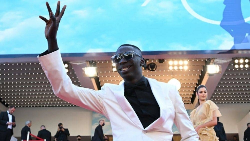 TikTok star Khaby Lame has been a fixture on the red carpet at Cannes and helped judge the platform’s new short film award. — AFP pic
