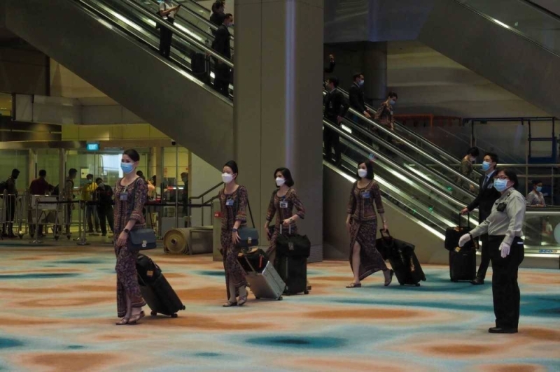 A scene from Changi Airport Terminal 2 arrival hall photographed on June 10, 2022. — TODAY pic