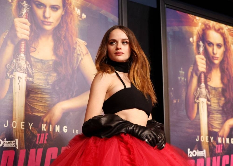 Cast member Joey King attends a premiere for the film ‘The Princess’, in Los Angeles, California, US, June 16, 2022. — Reuters pic 