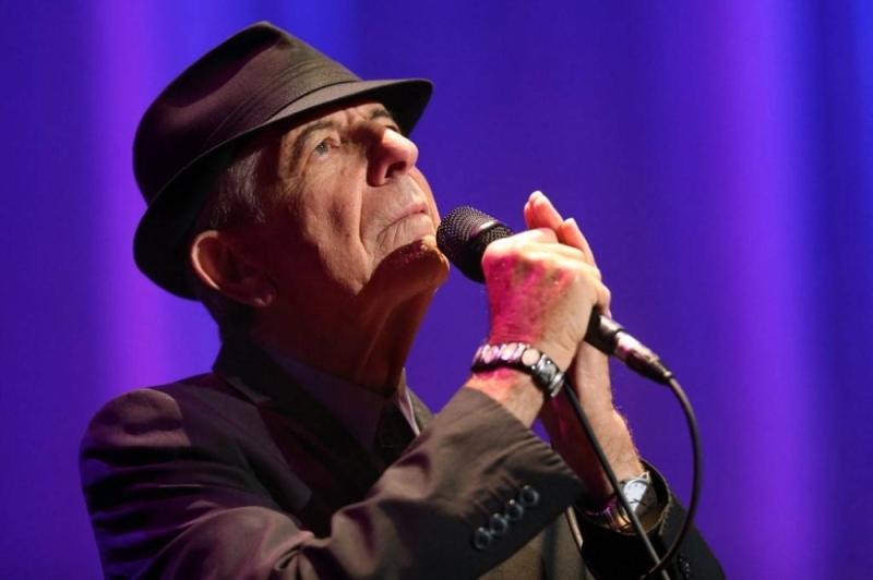 In this file photo taken on September 28, 2012, Canadian singer Leonard Cohen performs on stage during his concert at the Olympia concert hall in Paris. Leonard Cohen's song ‘Hallelujah’ pretty much flopped when it came out nearly 40 years ago. — AFP pic