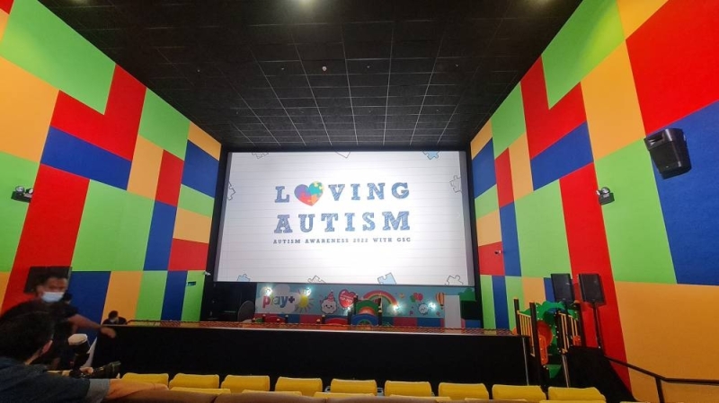 As part of the 'Loving Autism' campaign, GSC has opened autism-friendly cinema halls for children with special needs —  Picture courtesy of Nasom via Facebook