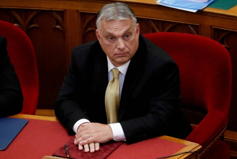 File photo of Hungarian Prime Minister Viktor Orban sits before taking the oath of office in the Parliament in Budapest, Hungary, May 16, 2022. ― Reuters pic File photo of Hungarian Prime Minister Viktor Orban sits before taking the oath of office in the Parliament in Budapest, Hungary, May 16, 2022. ― Reuters pic