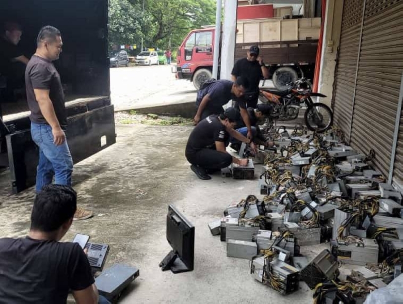 Police seize Bitcoin mining equipment from two shophouses in Batu Pahat
