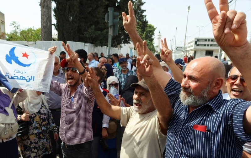 Die tunesische Polizei verhört den islamistischen Führer Rached Ghannouchi