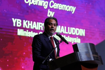 Khairy: Inhalable Covid-19 vaccine undergoing trial in Malaysia Khairy Jamaluddin officiates the opening of the Global Wound Conference 2022 at the Sunway Convention Centre October 28, 2022. — Bernama pic