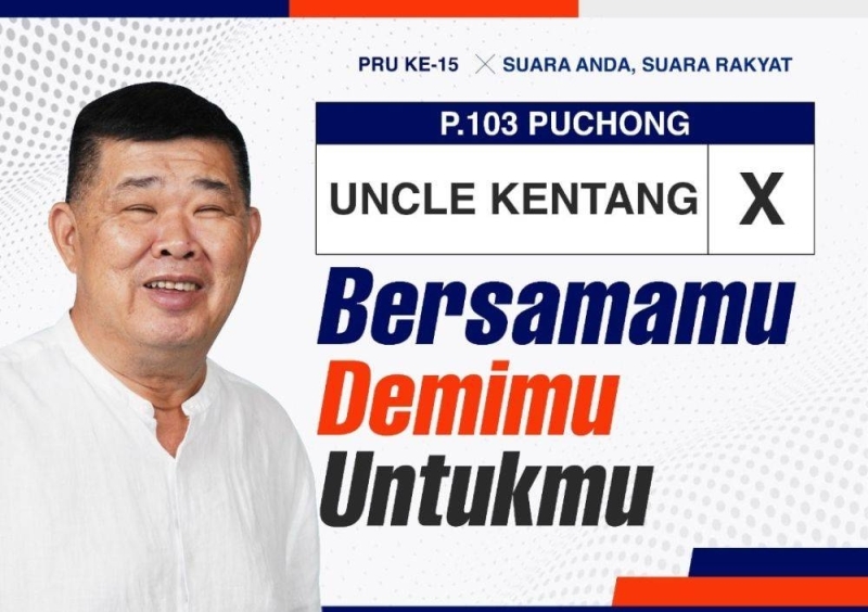 'Uncle Kentang' to contest Puchong seat as independent in GE15