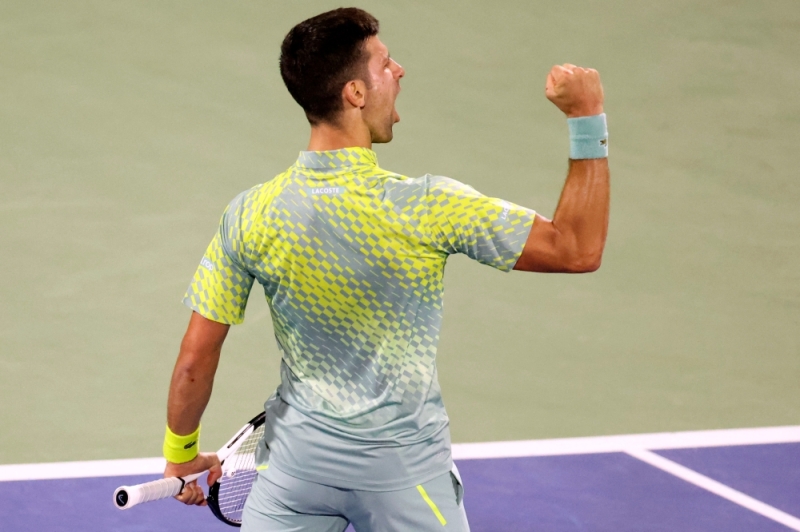 Djokovic finds 'another gear' to down Machac in Dubai opener