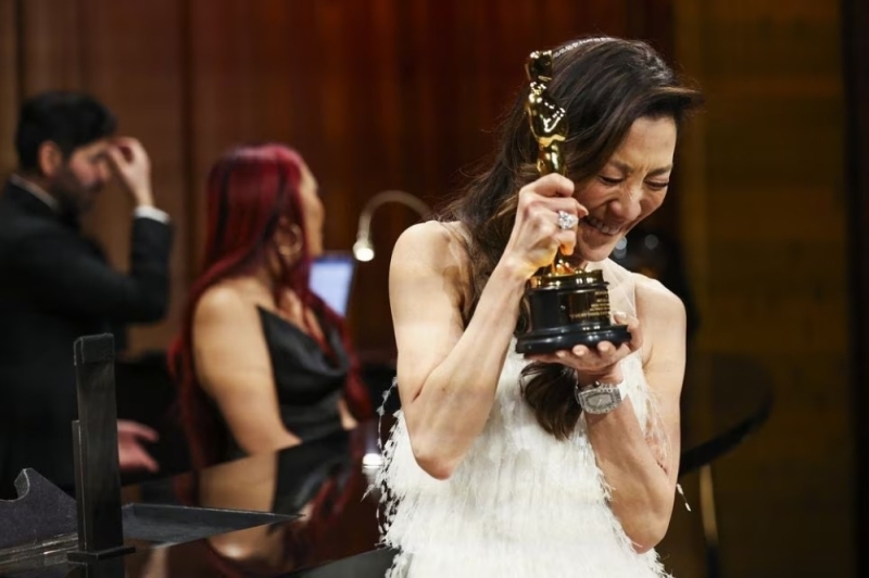 Everyone, everywhere all at once — claiming Michelle Yeoh as theirs after historic Oscar win