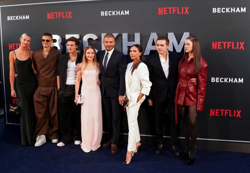 David Beckham takes family to premiere of candid new Netflix ...