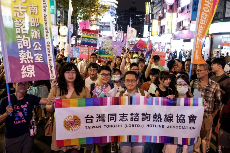 Crowds throng Taipei as Taiwan celebrates east Asia’s largest Pride