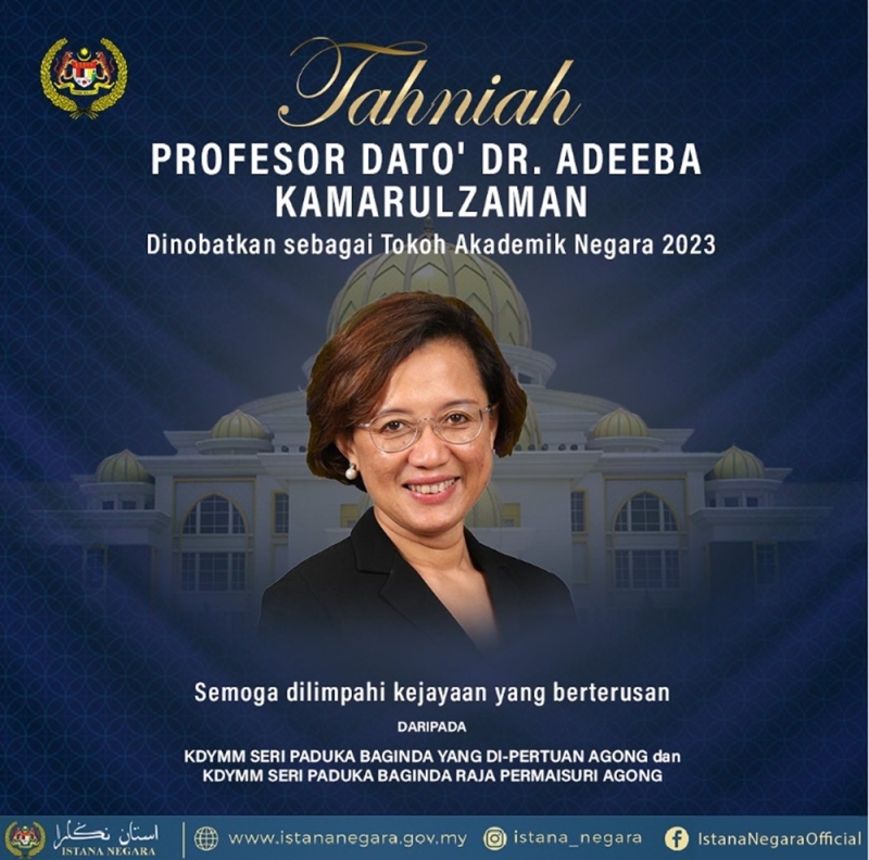 Agong congratulates Dr Adeeba, Helen Selvanathan on their achievements Agong congratulates Dr Adeeba, Helen Selvanathan on their achievements