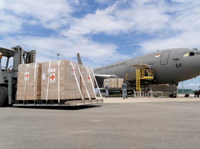 Singapore deploys RSAF aircraft to deliver urgent humanitarian aid for civilians in Gaza (VIDEO)