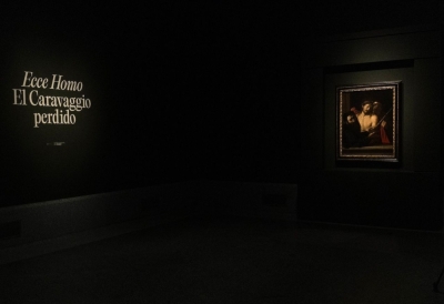 Spain unveils ‘lost Caravaggio’ that nearly sold for a song Painted between 1605-1609, the dark, atmospheric canvas depicts a bloodied Jesus wearing a crown of thorns, his hands tied, as he is presented to the crowd by the Roman governor Pontius Pilate just before his crucifixion. — AFP pic