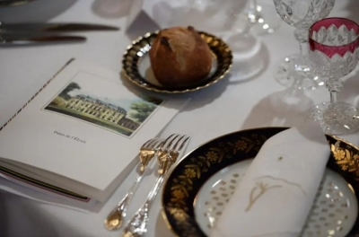 Four thousand historic French state dinner menus up for auction The menu during a state dinner with French President and his South African counterpart, at the Elysee Presidential Palace in Paris in 2016. — AFP pic